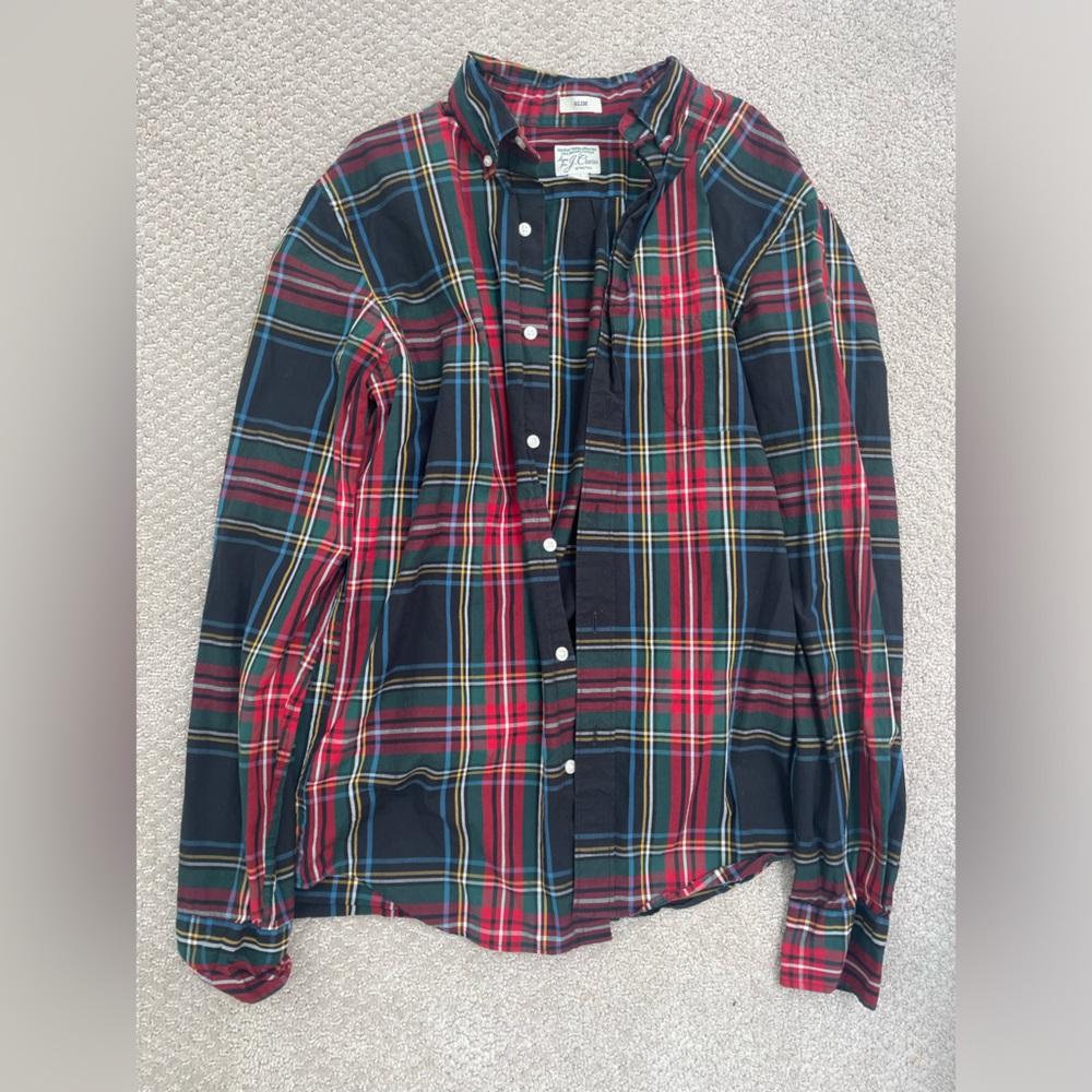 J. Crew Stretch Slim Button Down